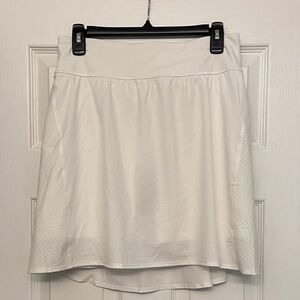 SPANX White High Low Skort
